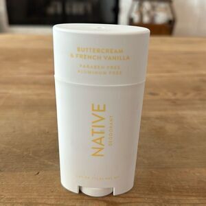 Native Deodorant Buttercream & French Vanilla scent NEW 2.65 OZ